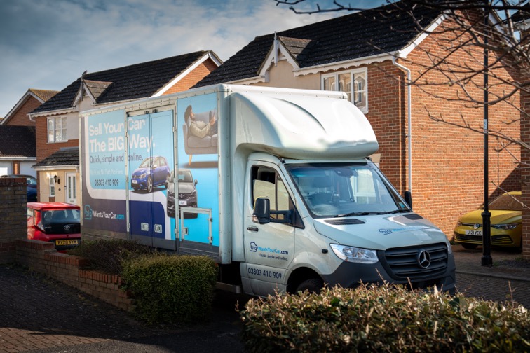 Car Buying Van In The Field