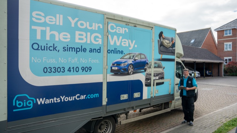 The BIG Van and team member